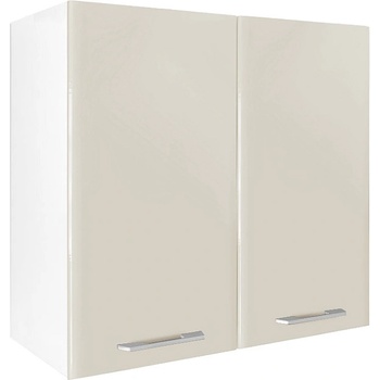 Matis Кухненски шкаф горен с две врати in mdf v80 бежов гланц