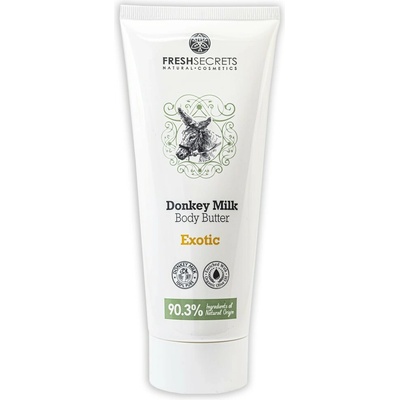 Madis Fresh Secrets Donkey Milk Body butter exotic fruits - Telové maslo s oslím mliekom a exotickým ovocím 200 ml