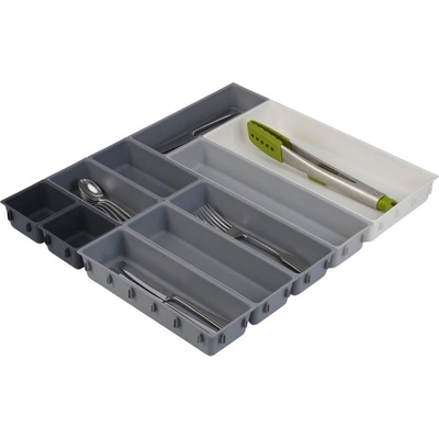 Organizér na příbory BLOX 85200, sada 10 ks, variabilní, šedá, Joseph Joseph – Hledejceny.cz