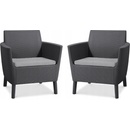 Keter Salemo Duo Set grafit 2 ks