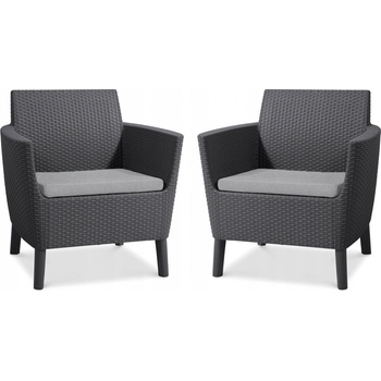 Keter Salemo Duo Set grafit 2 ks