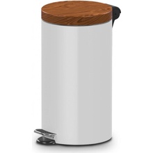 Alda Pedálový odpadkový koš Sherwood Freedom Fresh 30 l, lakovaná ocel, bílá SOFTF614ED
