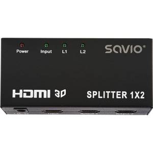 SAVIO cl-42 hdmi сплитер 1 към 2 порта (cl-42)