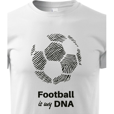 Dětské tričko Football is my DNA Bílá Canvas Bezvatriko.cz 2150