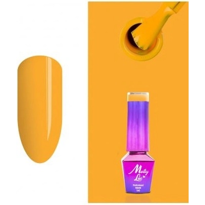 Molly Lac gél lak 336 Fancy Fashion Sunrush Oranžová 5 ml