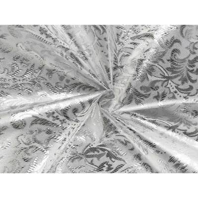 Stoklasa Dekorační lurexová látka Balení: 1 m, Varianta: 1 (80 g/m²) stříbrná 1 (80 g/m²) stříbrná