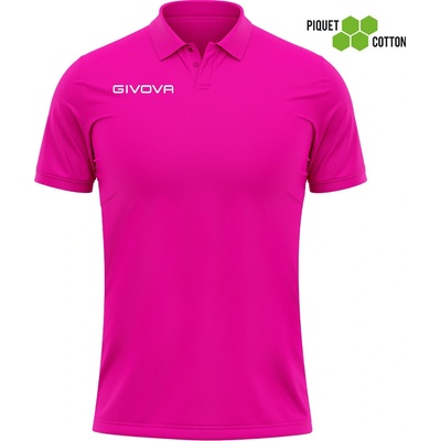 Givova polo triko polo Cotone Piquet Summer růžová