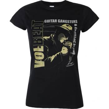 HYBRIS тениска дамска Volbeat - Guitar Gangsters - Black - HYBRIS - WMX-5-VB007-H42-6-BK