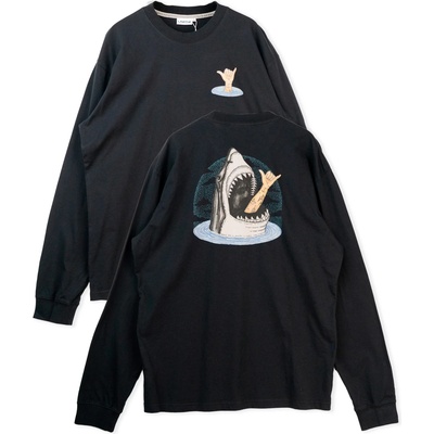 LAKOR Мъжка блуза с дълъг ръкав LAKOR L/S Back Attack T-Shirt Longsleeve - Moonless Night (216-7674-0111)