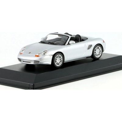Porsche Boxster S 2002 stříbrná 1:43 - Minichamps