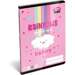 ICO Lollipop Rainbow: Тетрадка с редове - A5, 2. клас (7500168001)