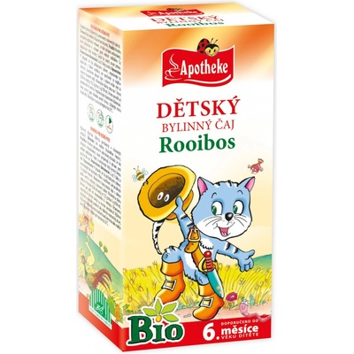 Apotheke Bio rooibos běžné pití 20 x 1,5 g – Zboží Mobilmania