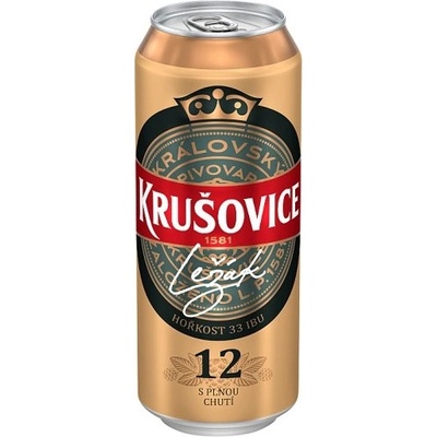 Krušovice 12 0,5 l (plech)