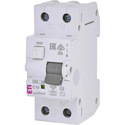 ETI KZS-2M 1p+N AC C10/0,03 10kA