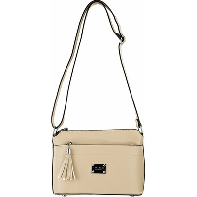 WENDY dámska crossbody koženková kabelka taupe