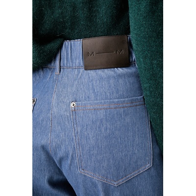 MM by Max Mara панталон дамски с памук MMLEMIRO (2626786017600)