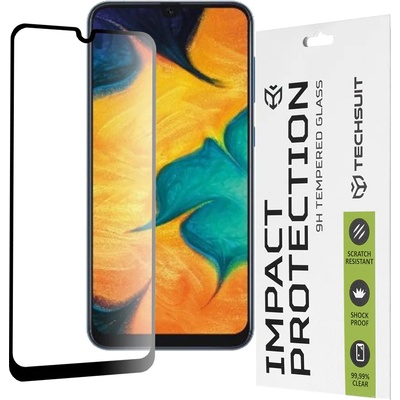 Techsuit Протектор за Samsung Galaxy A20 / A30 / A30s / A50 / A50s / A50s / M21 / M30 / M30s / M31 - 111D Full Cover / Full Glue Glass - Черен