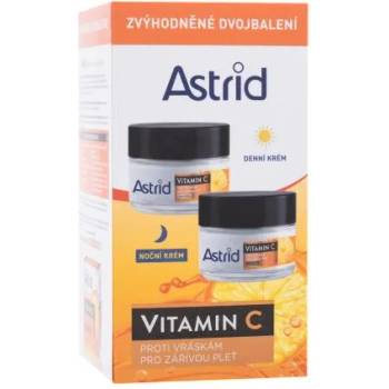 Astrid Vitamin C Duo Set подаръчен комплект: дневен крем за лице Vitamin C Day Cream 50 ml + нощен крем за лице Vitamin C Night Cream 50 ml за жени