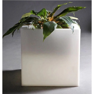 SLIDE Svítící květináč Q-POT LIGHT LP QPT075 Bílý