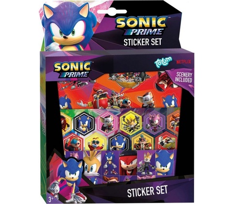 Sonic darčekový box so samolepkami