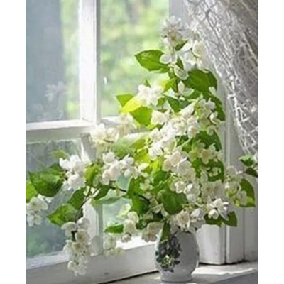 Ваза с цветя до прозореца 15/15 см