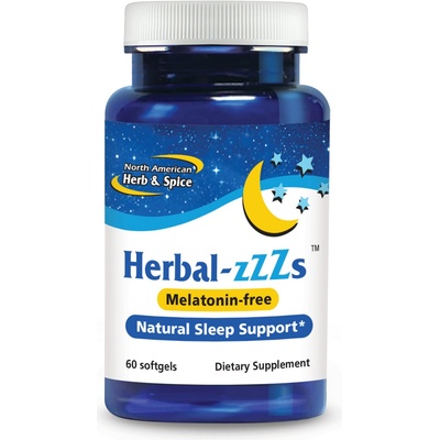 North American Herb & Spice Adaptogeny pro spánek Herbal-ZZZs 60 ks
