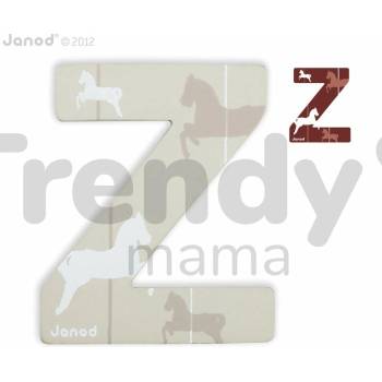 Janod drevené písmeno Z ABCDeco