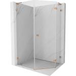 Mexen Lunar L петоъгълна душ кабина с люлееща се врата, дясна 90 x 100 см, (831L-090P-100L-65-00-P)