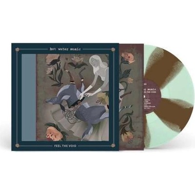Hot Water Music - Feel The Void - Limited Deluxe Edition - Two Color Pinwheel Coke Green LP