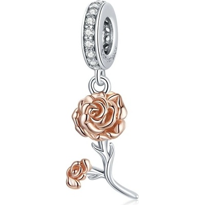 P&J Jewellery Stříbrný visací přívěsek Růže SB105
