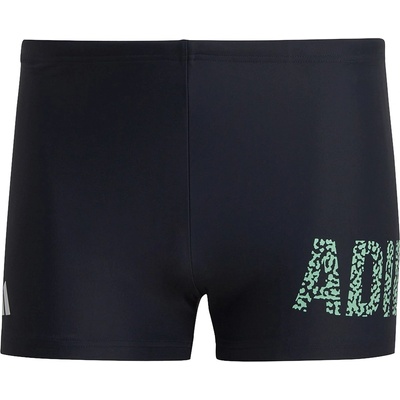 Adidas Бански гащета Adidas Lineage Swim Boxers - Legend Ink/Mint