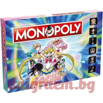 Winning Moves Настолна игра Монополи Сейлър Муун, Sailor Moon (WM36177)