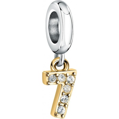 Morellato Ocelový bicolor přívěsek číslice "7" Drops SCZ1308