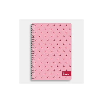 Sentio Тетрадка със спирала A4, 70 листа, 2 теми Cherries