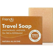 Friendly Soap přírodní cestovní mýdlo na tělo a vlasy 95 g