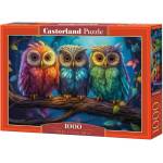 Castorland Пъзел Castorland от 1000 части - Три малки сови