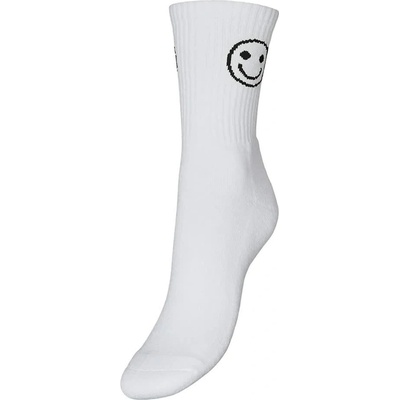Чорапи Vero moda Mel Detail socks - White (Snow White / Happy / Black)