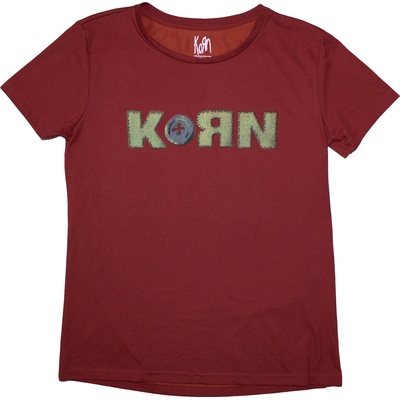 Korn Doll Issues (Back Print) Red L Дамски Риза (<![CDATA[KORNTS37LR03]]>)