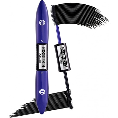 L'Oréal Paris PRO XXL Extension oboustranná prodlužující a objemová řasenka Black 12 ml