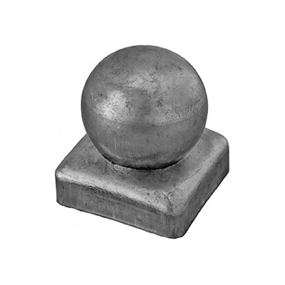 EKOfence Krytka na plotový stĺpik s guľou 40x40, D40, t0,7mm 8049