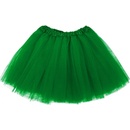 SISI 5072-3 TuTu sukňa 3-vrstvová UNI dĺžka 30cm zelená