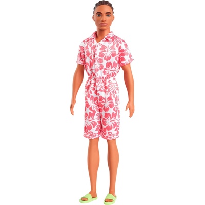 Mattel Mattel Barbie: Ken - Кукла в хавайски цветен гащеризон с кафява коса (HYT99) (104290)