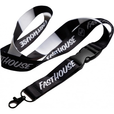 Šňůrka na krk Fasthouse Division Lanyard Black