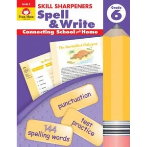 Skill Sharpeners Spell & Write, Grade 6 (ISBN: 9781596730502)