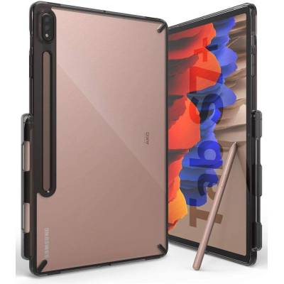 Ringke Fusion Case - удароустойчив хибриден кейс за Samsung Galaxy Tab S7 Plus (черен)