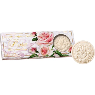 Saf Fiorentino tuhé mýdlo růže 3 x 125 g