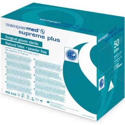 Sempermed Supreme Plus sterilní bez pudru 50 párů