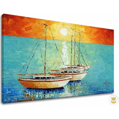 Autorská reprodukcia na plátne LODE - 90x60 cm