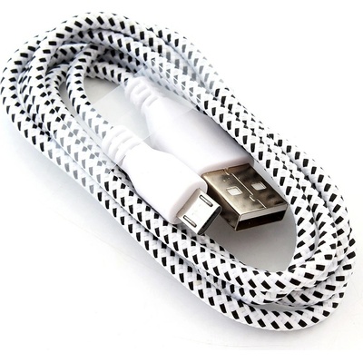 APT KK21L Micro USB, 1m, bílo-černý