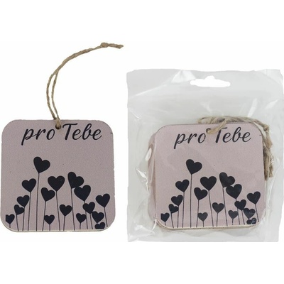 Visačka s nápisem Pro Tebe, 10 ks D7865